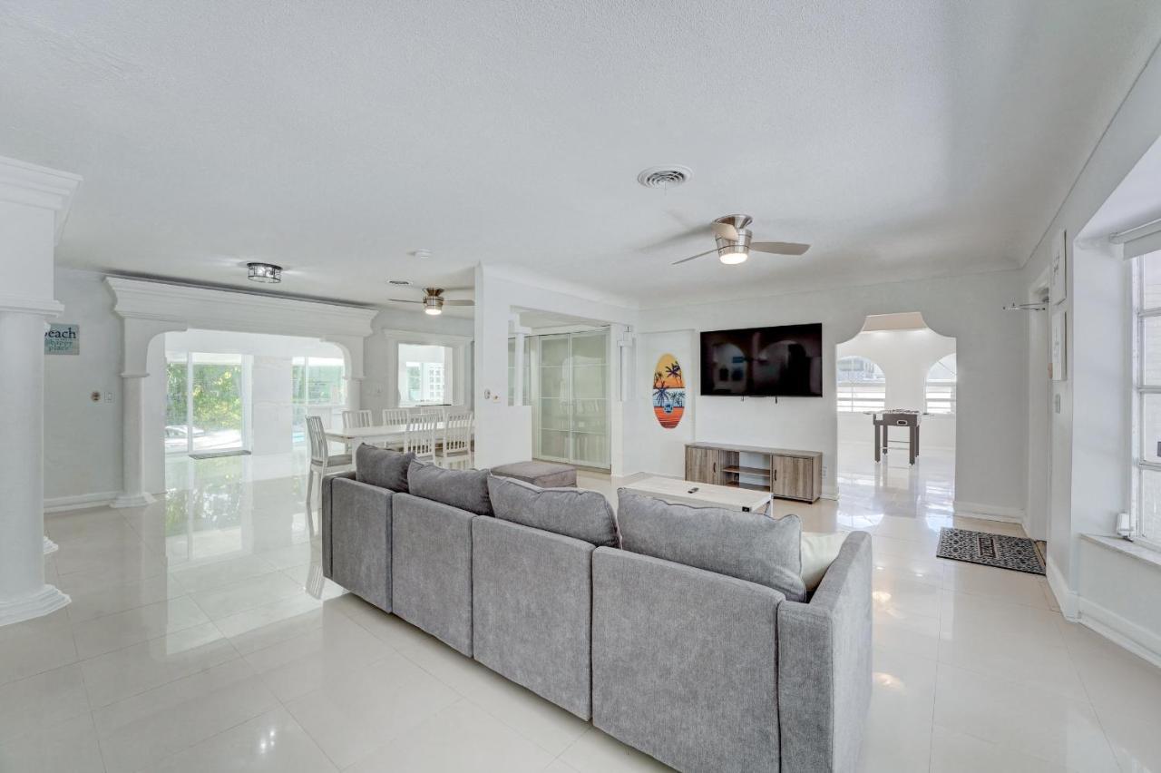 Luxury Tropical Oasis! Huge Saltwater Pool! 1 Mile To Beach! Villa Fort Lauderdale Ngoại thất bức ảnh